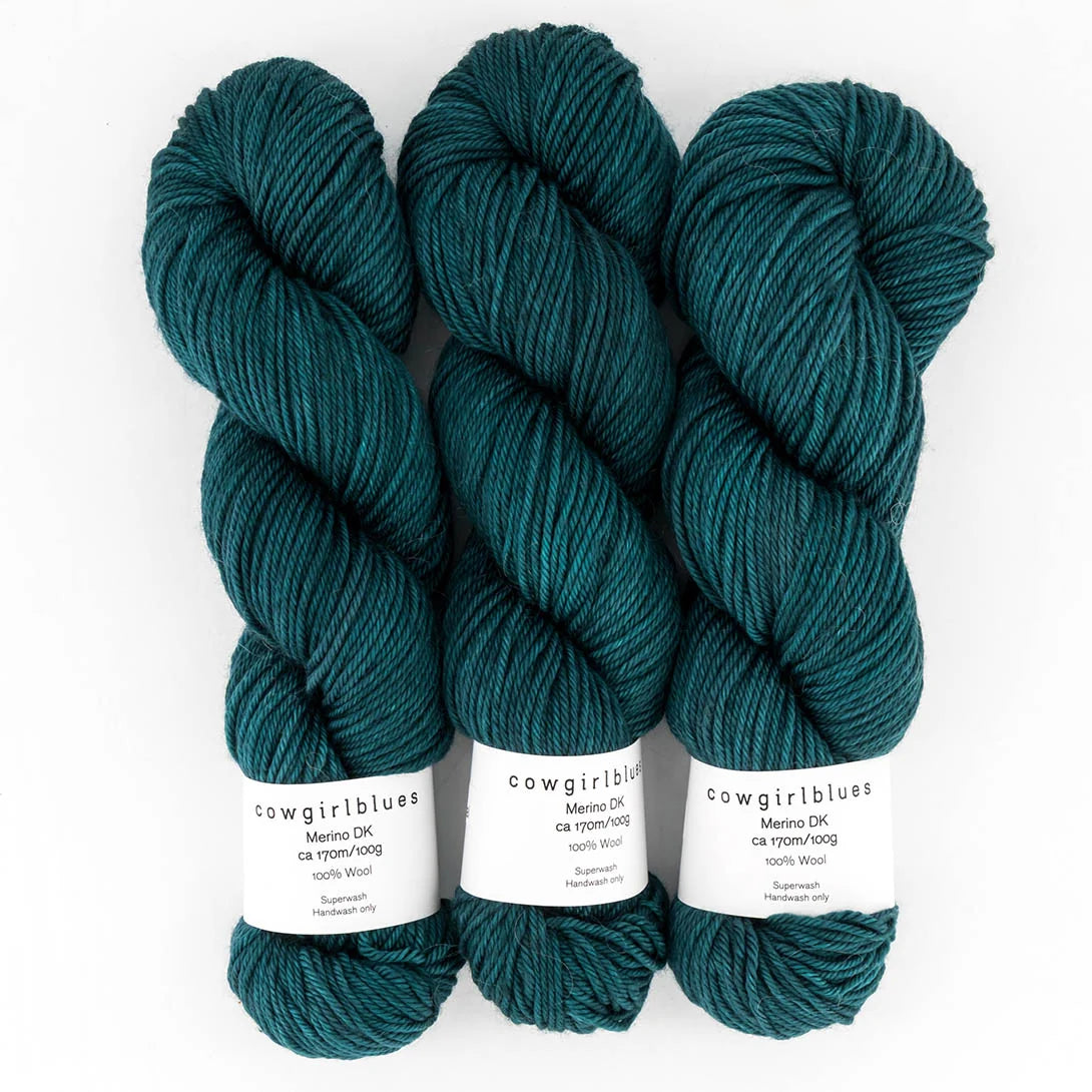 Merino DK solids 100g hand-dyed