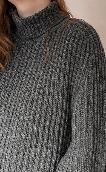 Brioche Bliss Sweater - MERINO 120 & LACE - Strickset von RUSTKNITWEAR jetzt online kaufen bei OONIQUE