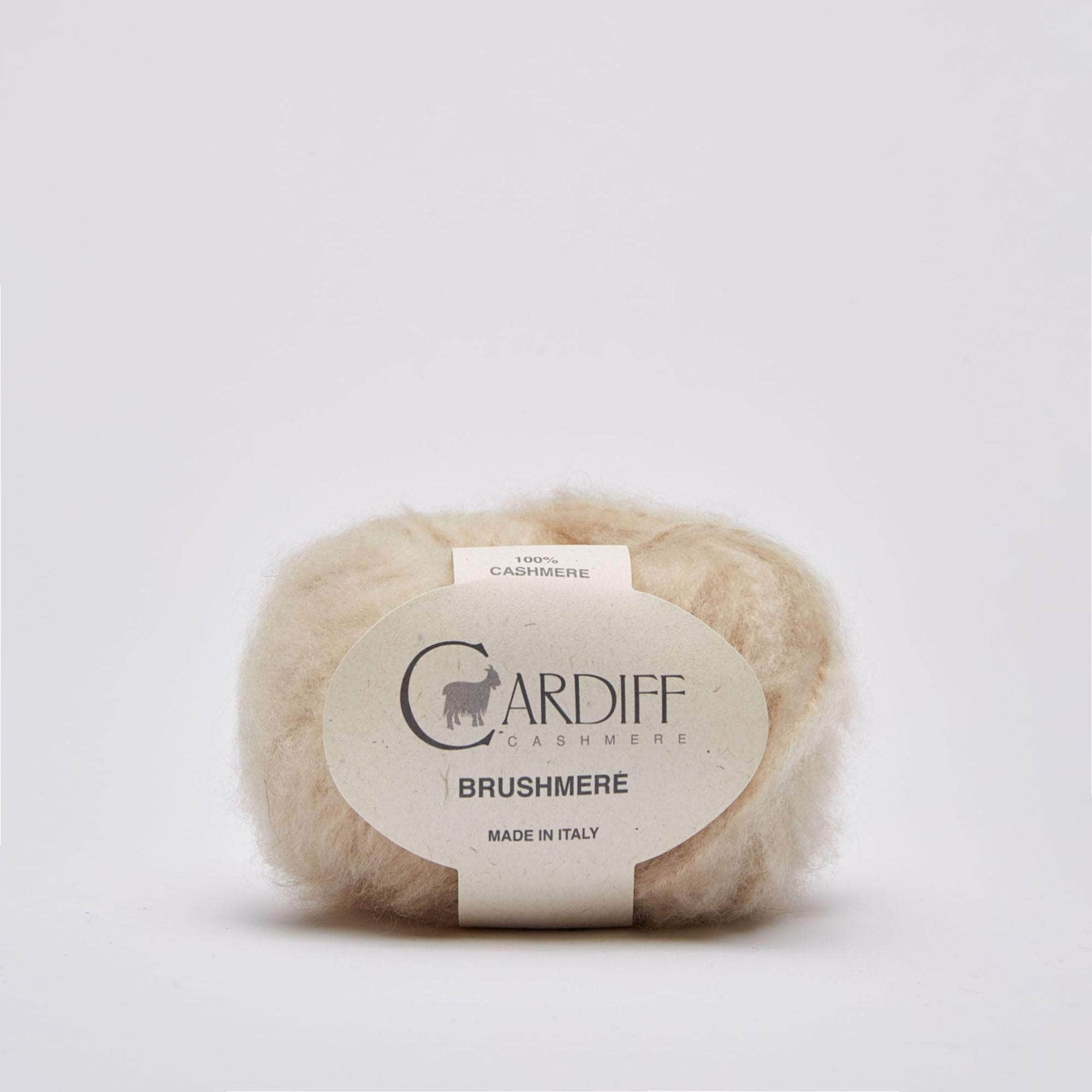 CARDIFF CASHMERE Garn 102 - SILVER Brushmere