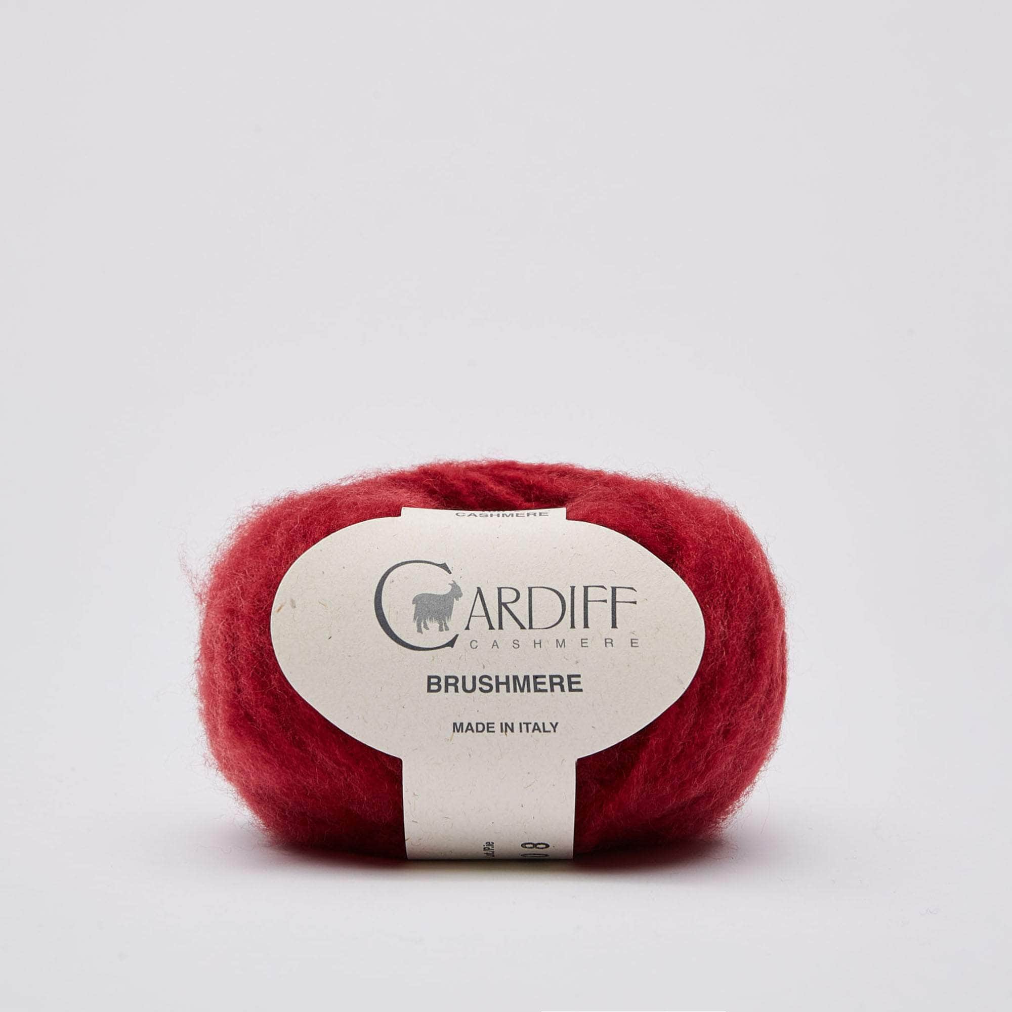 CARDIFF CASHMERE Garn 111 - ROUGE Brushmere