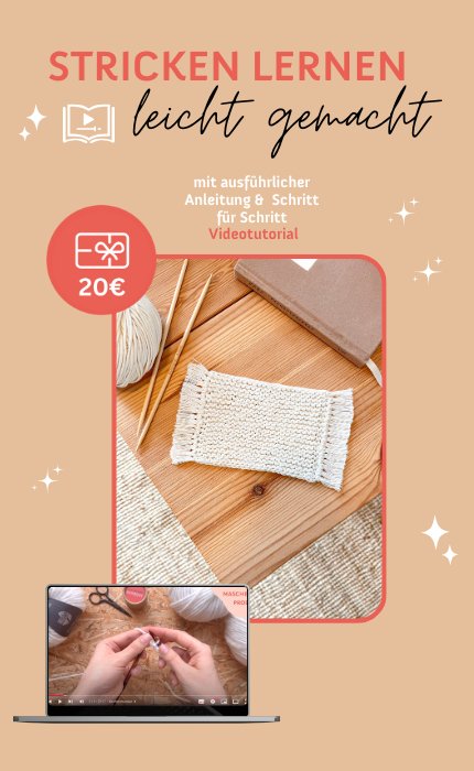 Digitaler Strickkurs: New Beginnings Untersetzer - Anfängerkurs mit Videotutorial von OONIQUE STUDIO jetzt online kaufen bei OONIQUE