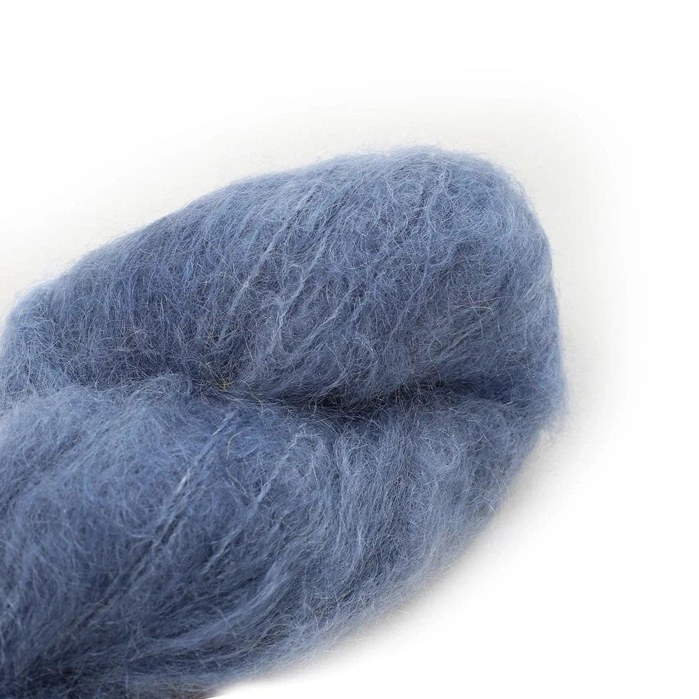 Fluffy Mohair solids handgefärbt von COWGIRL BLUES jetzt online kaufen bei OONIQUE