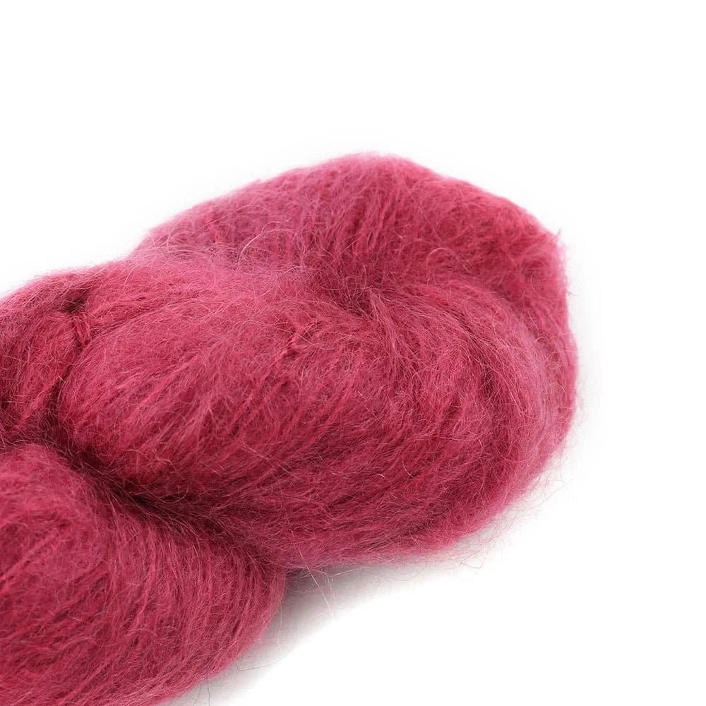 Fluffy Mohair solids handgefärbt von COWGIRL BLUES jetzt online kaufen bei OONIQUE