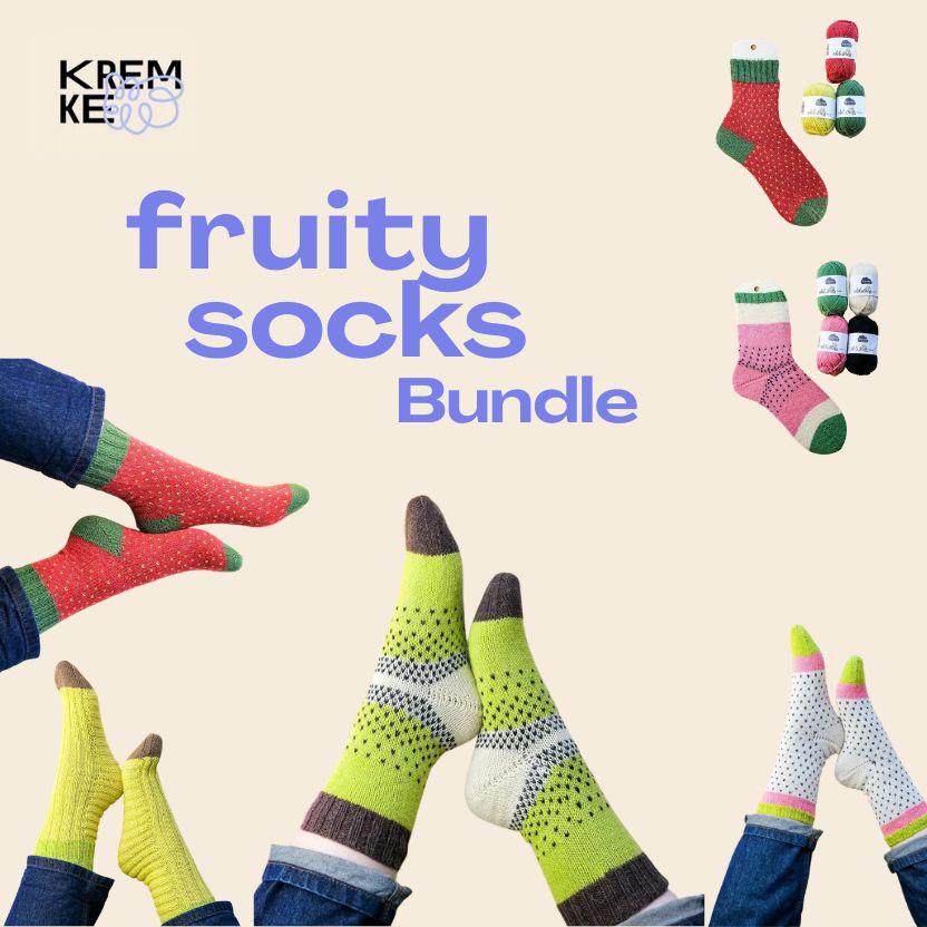 Fruity Socks Complete Kit – All 7 Designs