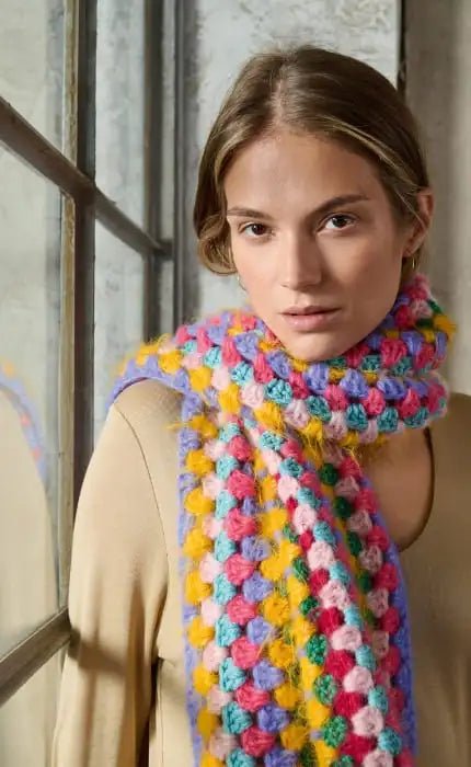 Häkelschal - BASTA & ALPACA AIR & COOL MERINO BIG - Häkelpaket von LANA GROSSA jetzt online kaufen bei OONIQUE