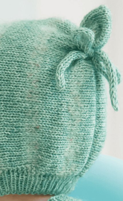 Kindermütze mit Schleife - NATURAL SUPERKID TWEED & ECOPUNO - Strickpaket von LANA GROSSA jetzt online kaufen bei OONIQUE