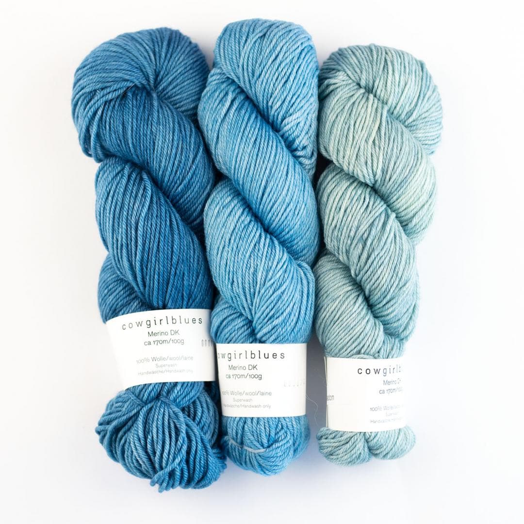 Merino DK solids 100g handgefärbt von COWGIRL BLUES jetzt online kaufen bei OONIQUE