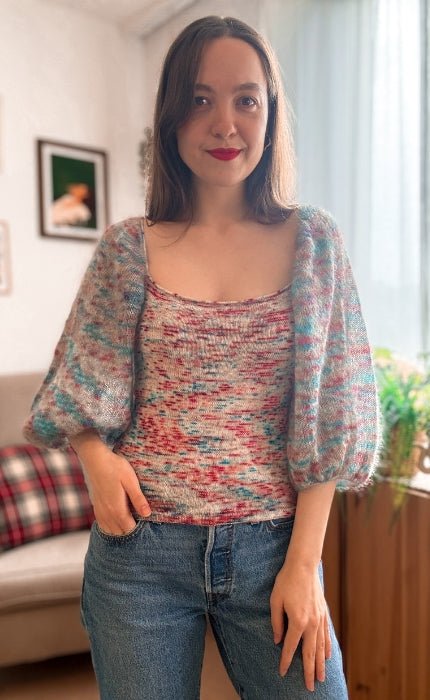 Ophelya Blouse Handgefärbte Edition - MERINO & KIDSILK - Strickpaket von OONIQUE STUDIO jetzt online kaufen bei OONIQUE