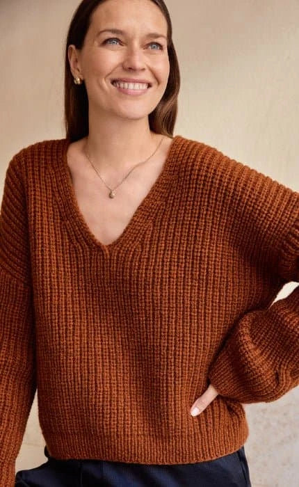 Pullover mit Verzopfung - ALTA MODA CASHMERE 16 - Strickpaket von LANA GROSSA jetzt online kaufen bei OONIQUE