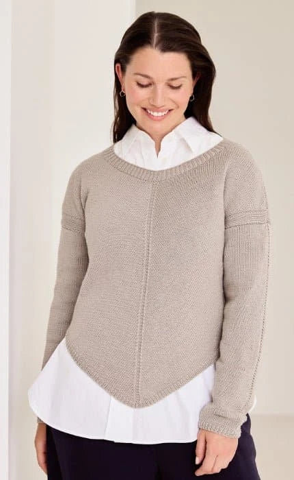 Pullover mit Ziernaht - COOL WOOL - Strickpaket von LANA GROSSA jetzt online kaufen bei OONIQUE