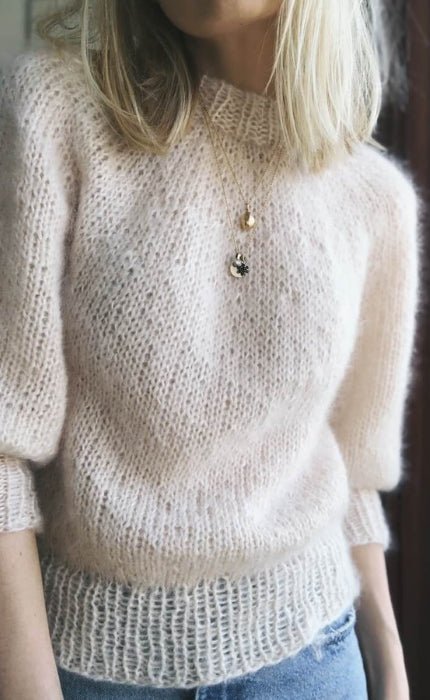 Saturday Night Sweater - SOFT SILK MOHAIR - Strickset von PETITE KNIT jetzt online kaufen bei OONIQUE