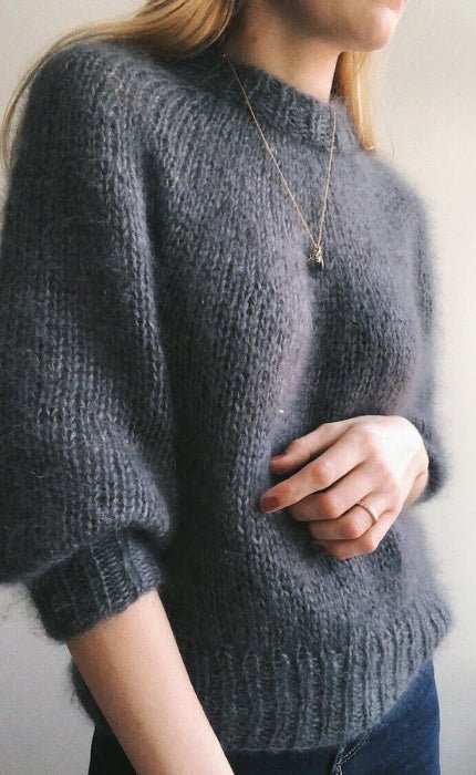 Saturday Night Sweater - SOFT SILK MOHAIR - Strickset von PETITE KNIT jetzt online kaufen bei OONIQUE