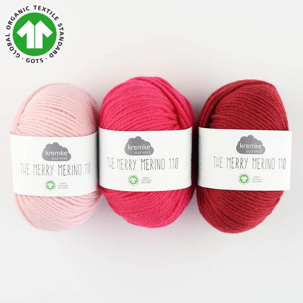 The Merry Merino 110 GOTS certified wool