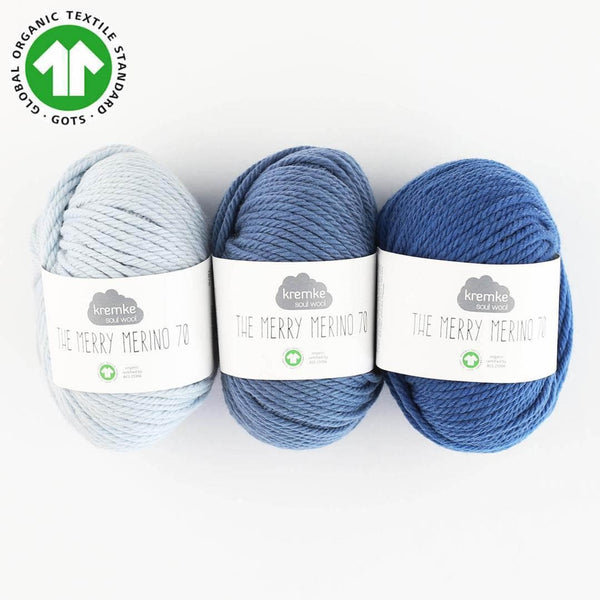 The Merry Merino 70 GOTS zertifizierte Wolle
