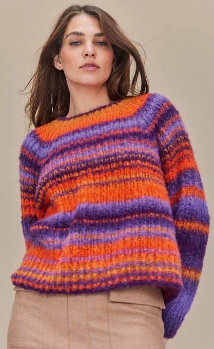 Top Down Pullover - GIGANTE - Strickset von LANA GROSSA jetzt online kaufen bei OONIQUE