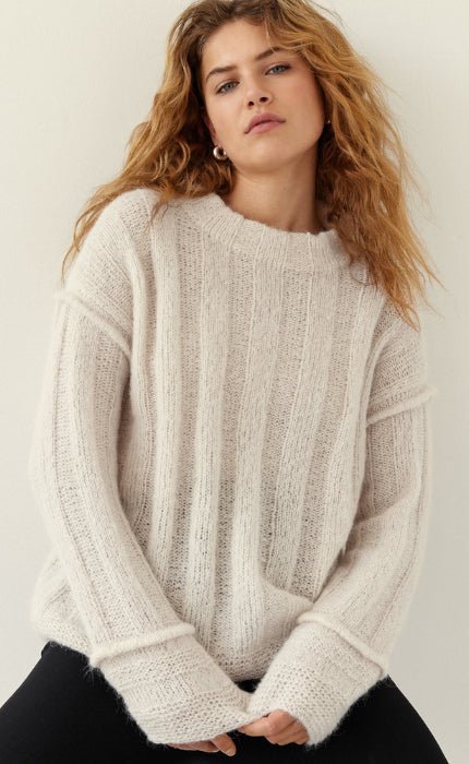 Pullover mit Biesen - SETASURI - Strickset von LANA GROSSA jetzt online kaufen bei OONIQUE