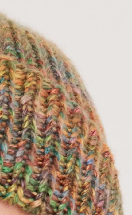 Mütze im Rippenmuster - COOL MERINO BIG COLOR - Strickset von LANA GROSSA jetzt online kaufen bei OONIQUE