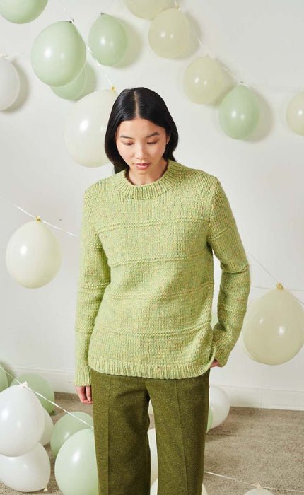 Pullover mit einfachem Muster - YOKO - Strickset von LANG YARNS jetzt online kaufen bei OONIQUE