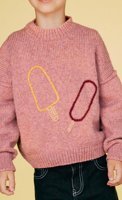 Pullover mit Motiv - COOL MERINO - Strickset von LANA GROSSA jetzt online kaufen bei OONIQUE