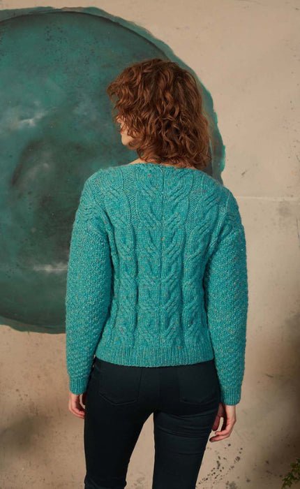 Pullover mit Zopfmuster - YOKO - Strickset von LANG YARNS jetzt online kaufen bei OONIQUE