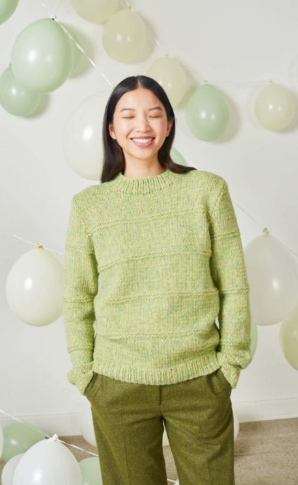 Pullover mit einfachem Muster - YOKO - Strickset von LANG YARNS jetzt online kaufen bei OONIQUE