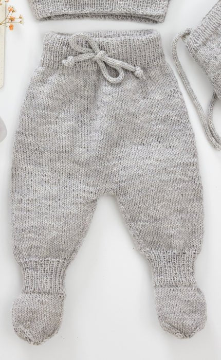 Hose mit Füßlingen - COOL WOOL BABY - Strickset von LANA GROSSA jetzt online kaufen bei OONIQUE