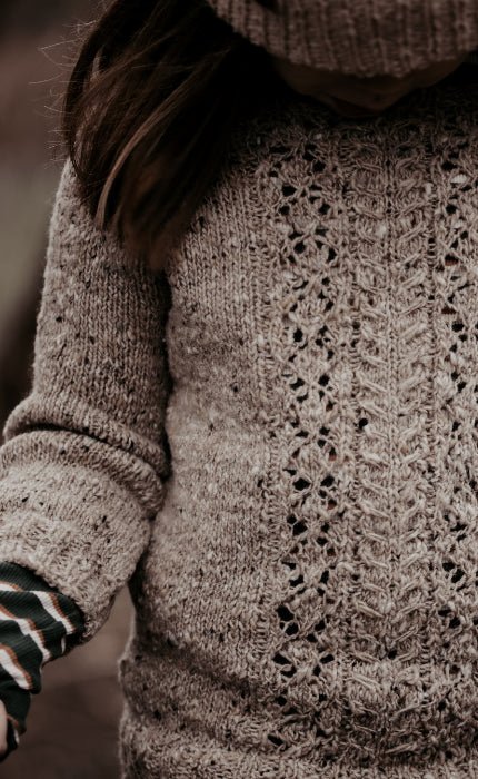 Wikinger Sweater Mini - DOUBLE SUNDAY - Strickset von APPELBANNE DESIGN jetzt online kaufen bei OONIQUE