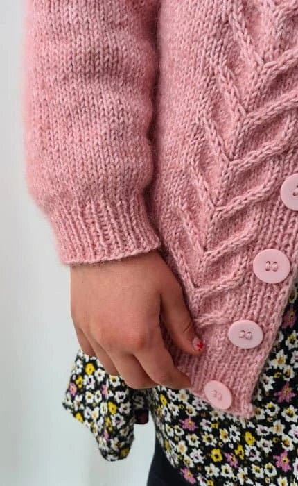 Björk Cardigan für Kinder - COOL WOOL BIG - Strickset von STROFF jetzt online kaufen bei OONIQUE