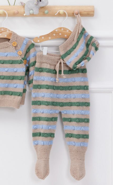 Hose mit Noppenmuster - COOL WOOL BABY - Strickset von LANA GROSSA jetzt online kaufen bei OONIQUE