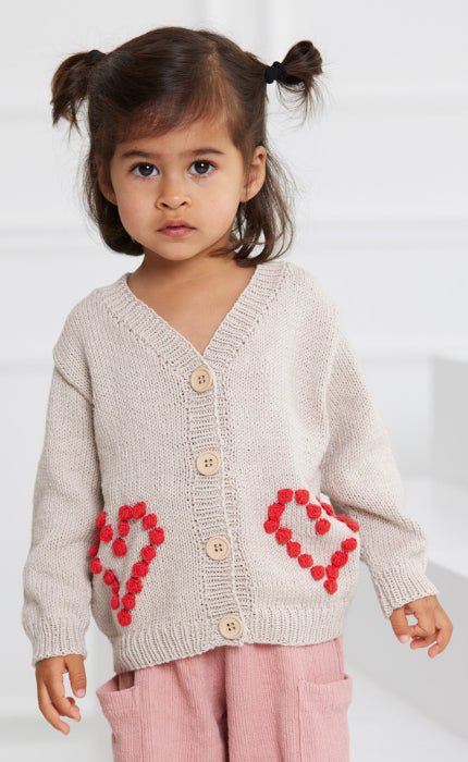 Pullover mit Herzmotiv - ELASTICO - Strickset von LANA GROSSA jetzt online kaufen bei OONIQUE