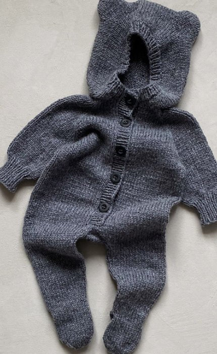 Baby Bear Suit - HEAVY MERINO - Strickset von KNITTING FOR OLIVE jetzt online kaufen bei OONIQUE