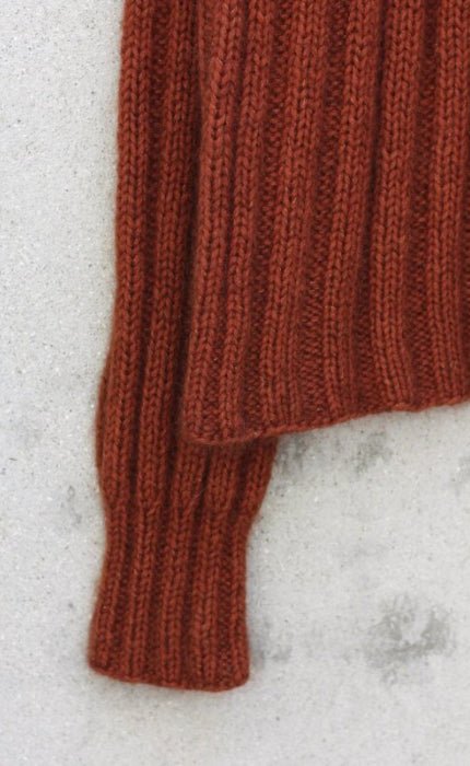 Chunky Rib Sweater - HEAVY MERINO & SOFT SILK MOHAIR - Strickset von KNITTING FOR OLIVE jetzt online kaufen bei OONIQUE