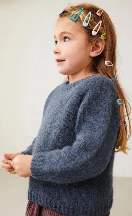 Debutant Sweater Junior - KOS - Strickset von SANDNES jetzt online kaufen bei OONIQUE