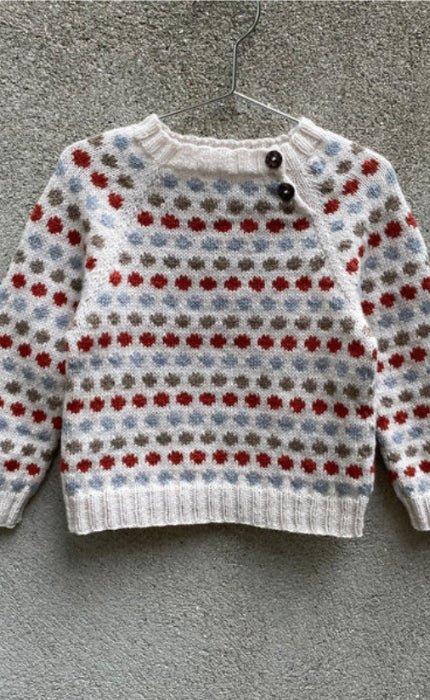 Dots Sweater Baby - MERINO - Strickset von KNITTING FOR OLIVE jetzt online kaufen bei OONIQUE