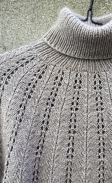 Fern Sweater - MERINO & SOFT SILK MOHAIR - Strickset von KNITTING FOR OLIVE jetzt online kaufen bei OONIQUE