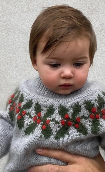 Holly Sweater Kids - MERINO & SOFT SILK MOHAIR - Strickset von KNITTING FOR OLIVE jetzt online kaufen bei OONIQUE