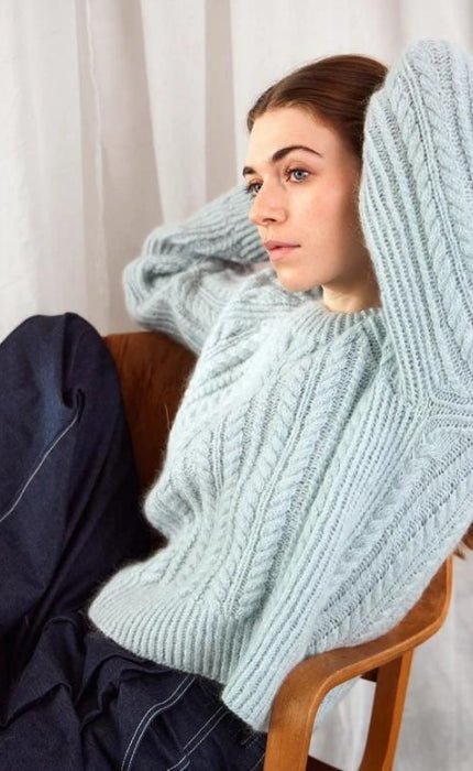 Kaja Sweater - KOS & TYNN SILK MOHAIR - Strickset von SANDNES jetzt online kaufen bei OONIQUE