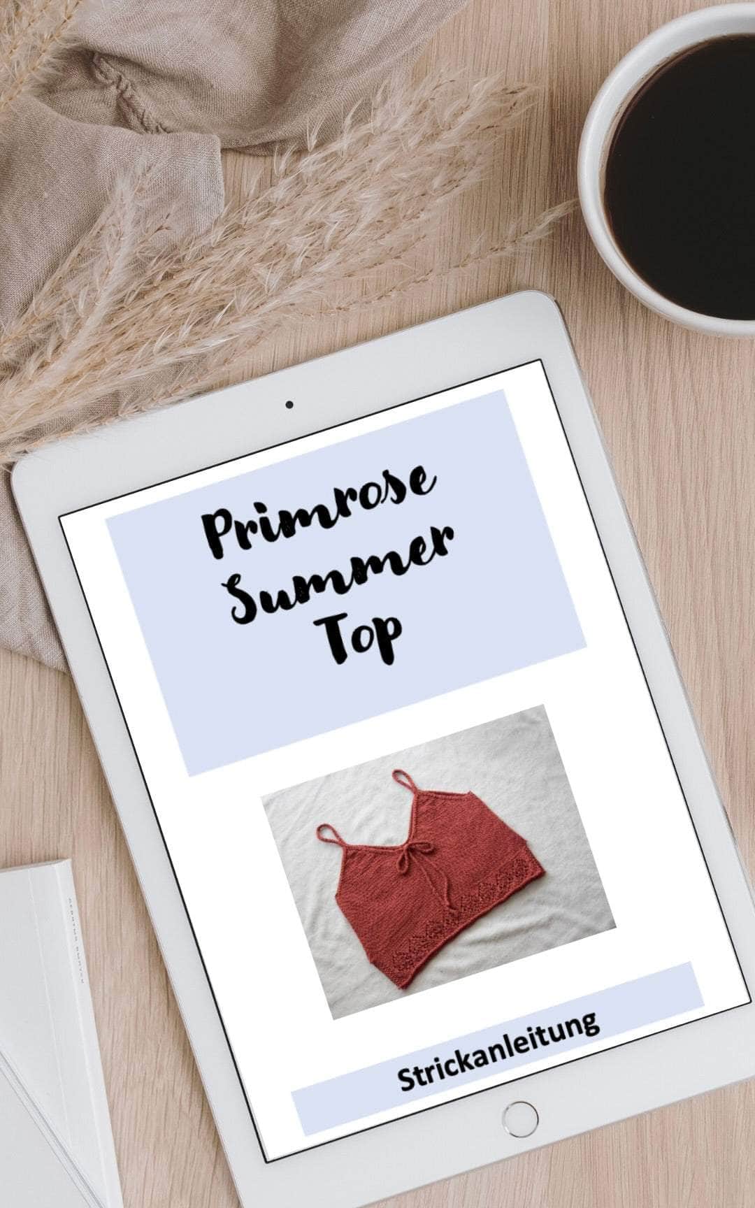Primrose Summertop - ANLEITUNG von KNITTING_LARI jetzt online kaufen bei OONIQUE
