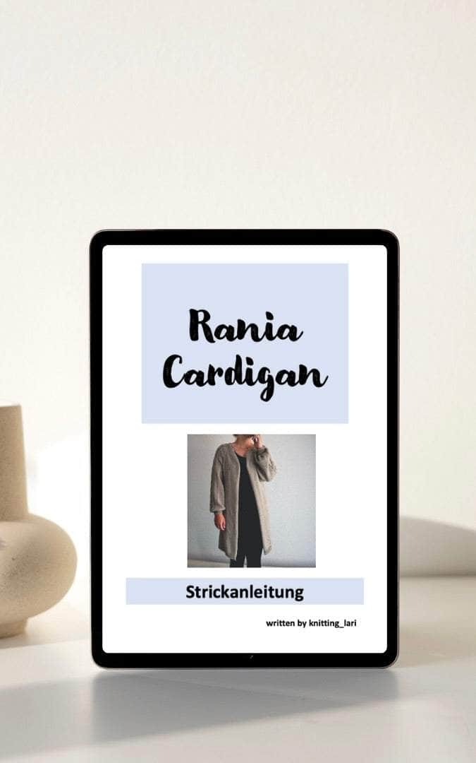 Rania Cardigan - ANLEITUNG von KNITTING_LARI jetzt online kaufen bei OONIQUE