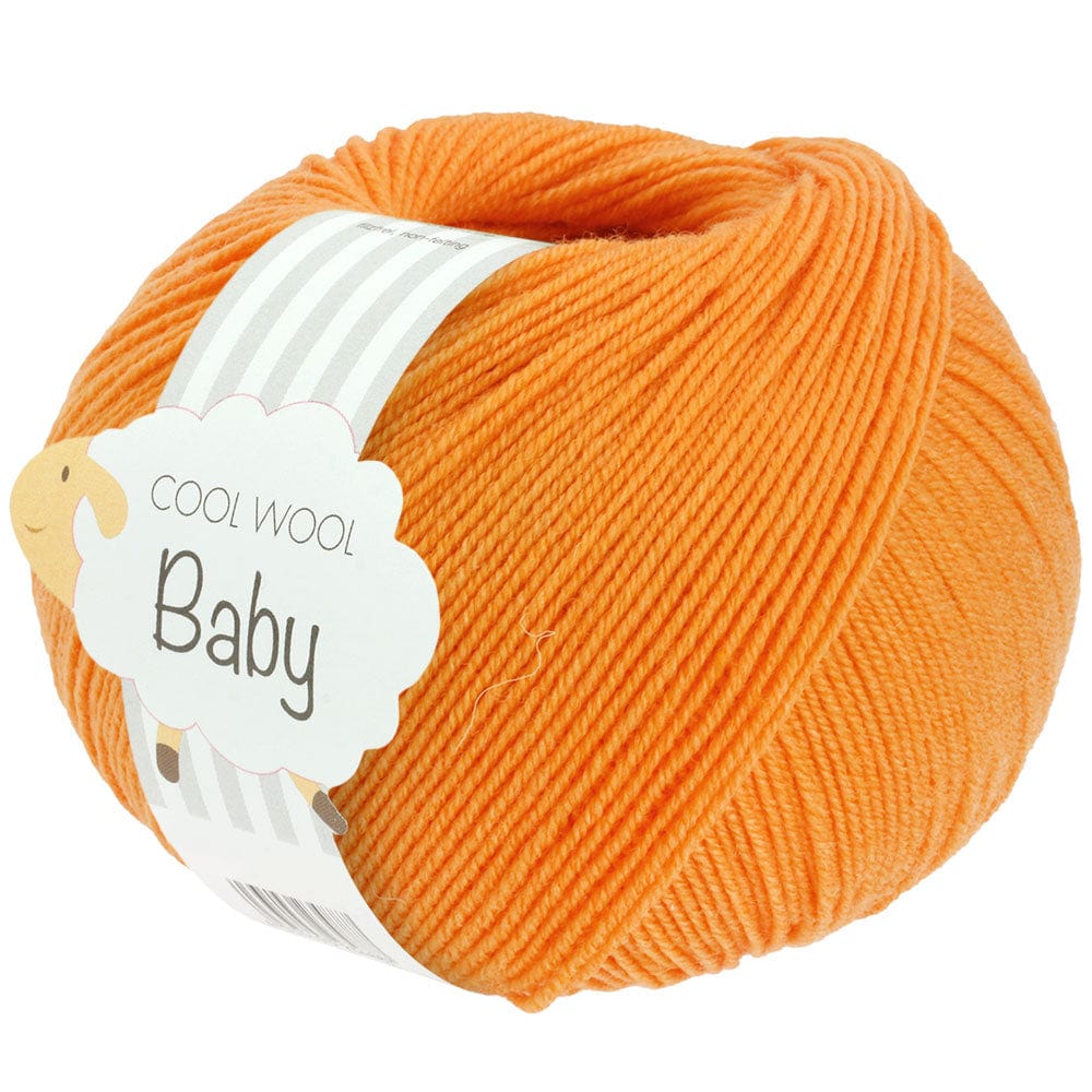 LANA GROSSA Garn 294 - Orange COOL WOOL BABY