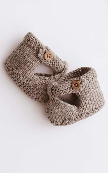 Baby Schuhe mit Riegeln - Strickset von LANA GROSSA jetzt online kaufen bei OONIQUE