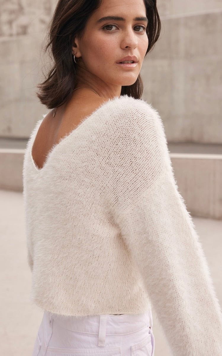 Cropped Sweater - PER FORTUNA - Strickset von LANA GROSSA jetzt online kaufen bei OONIQUE