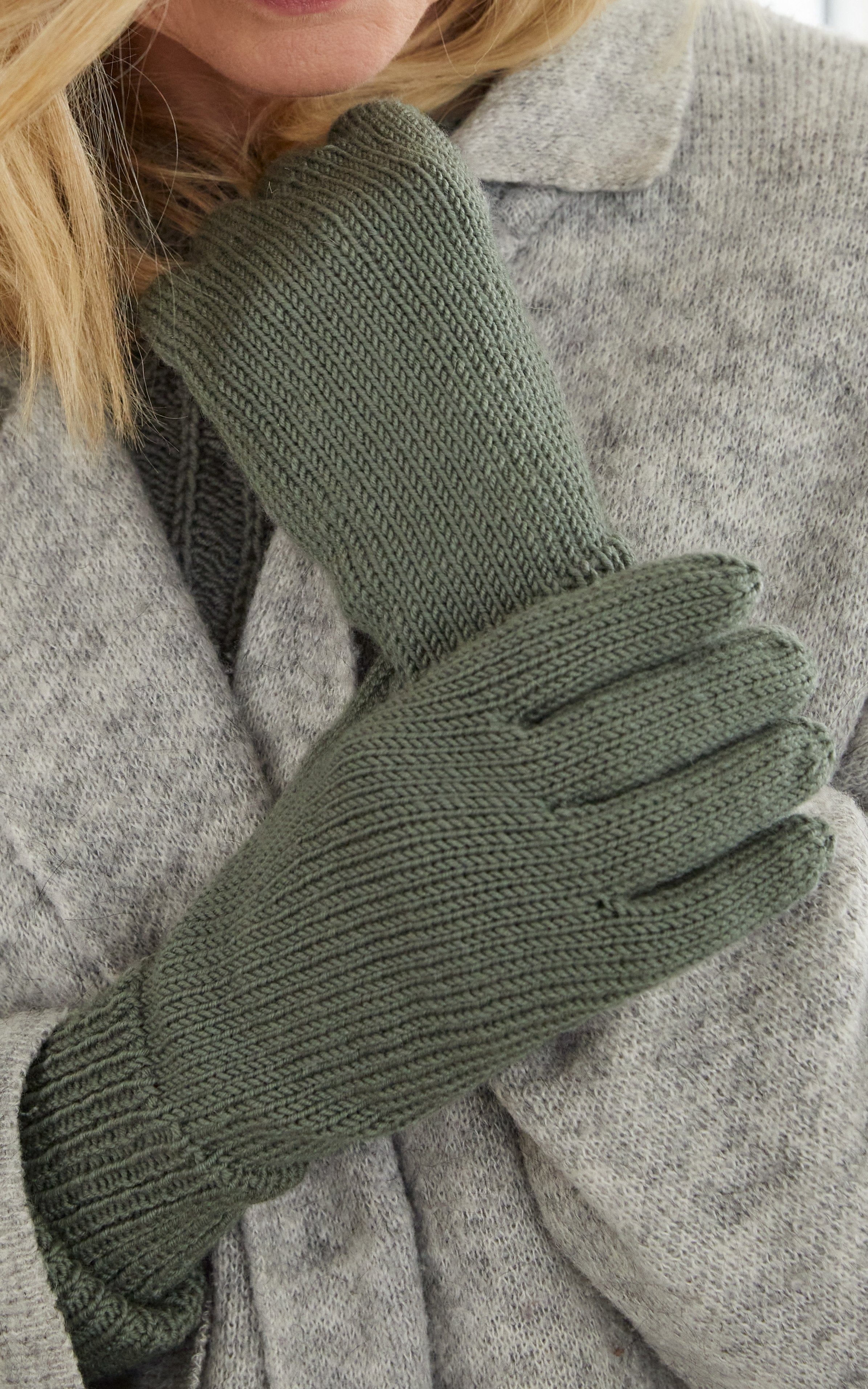 LANA GROSSA Strickset Handschuhe - COOL WOOL  - Strickset