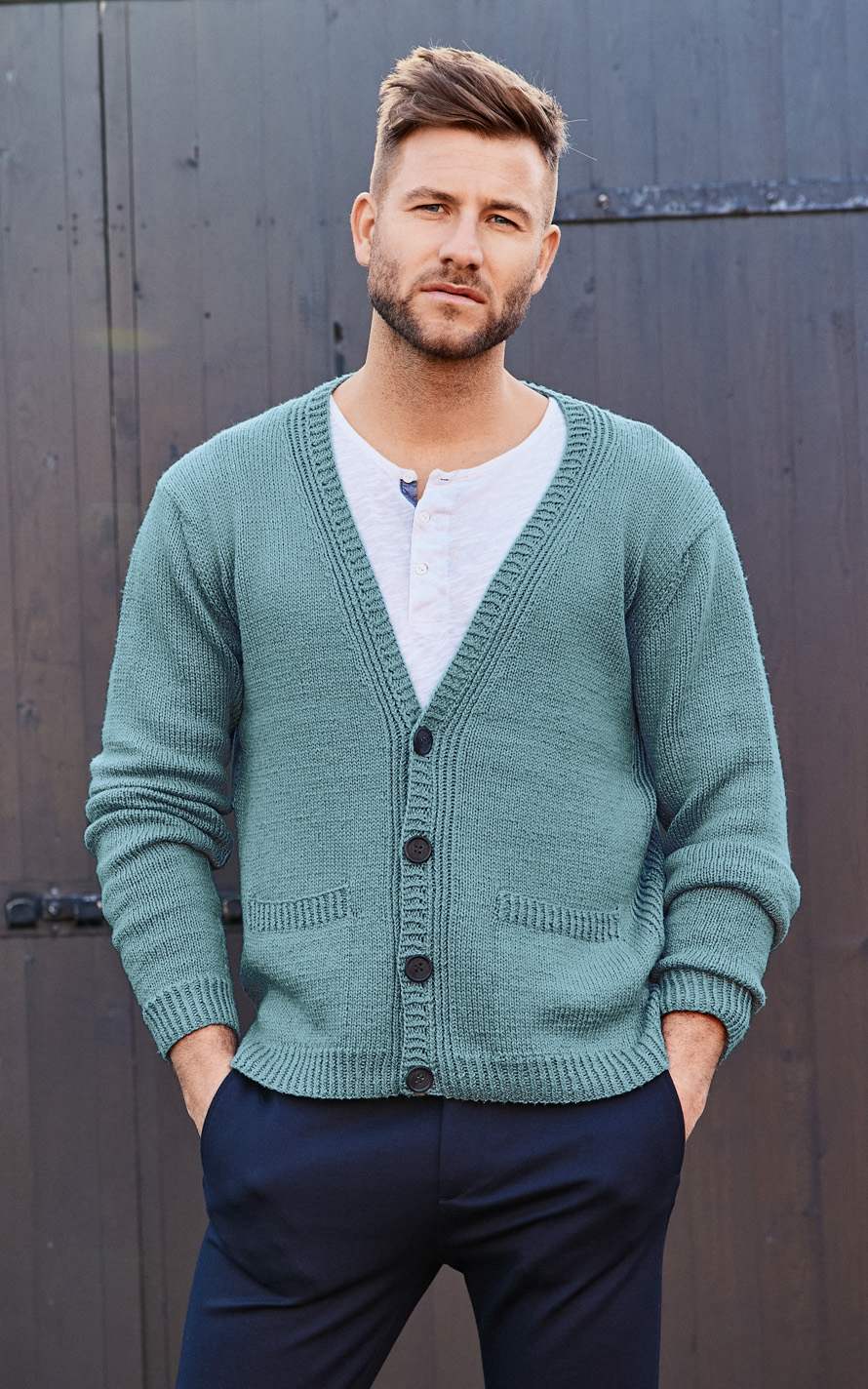 Herren Jacke OONIQUE Strickset Alta Moda Cotolana