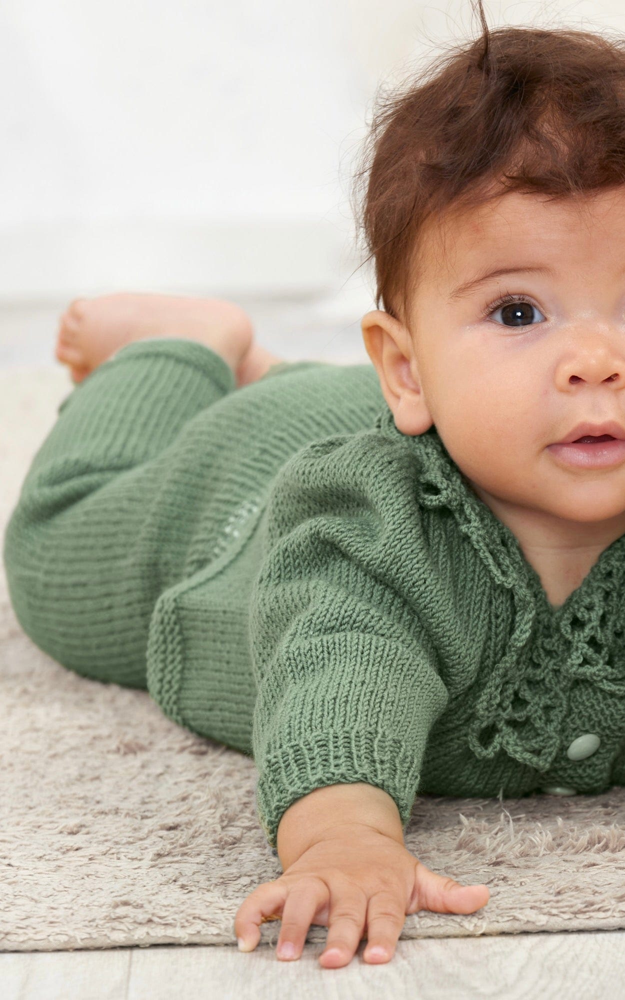 Hose mit Rippenbund - COOL WOOL BABY - Strickset von LANA GROSSA jetzt online kaufen bei OONIQUE