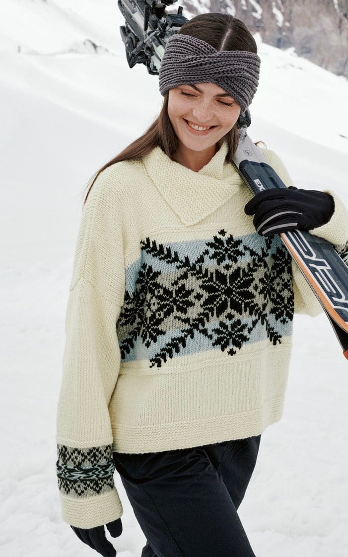 Mehrfarbiger Pullover - COOL MERINO - Strickset von LANA GROSSA jetzt online kaufen bei OONIQUE