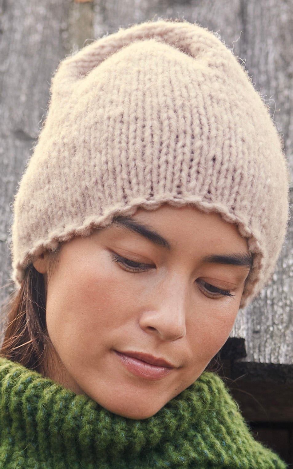 Mütze glatt rechts - ECOPUNO CHUNKY - Strickset von LANA GROSSA jetzt online kaufen bei OONIQUE