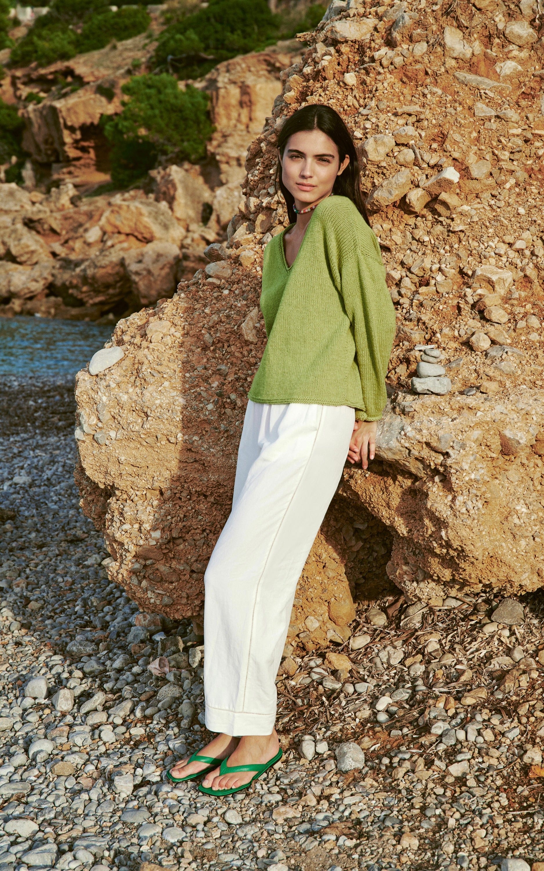 Pullover glatt rechts mit Saumrundung - FOURSEASON - Strickset von LANA GROSSA jetzt online kaufen bei OONIQUE