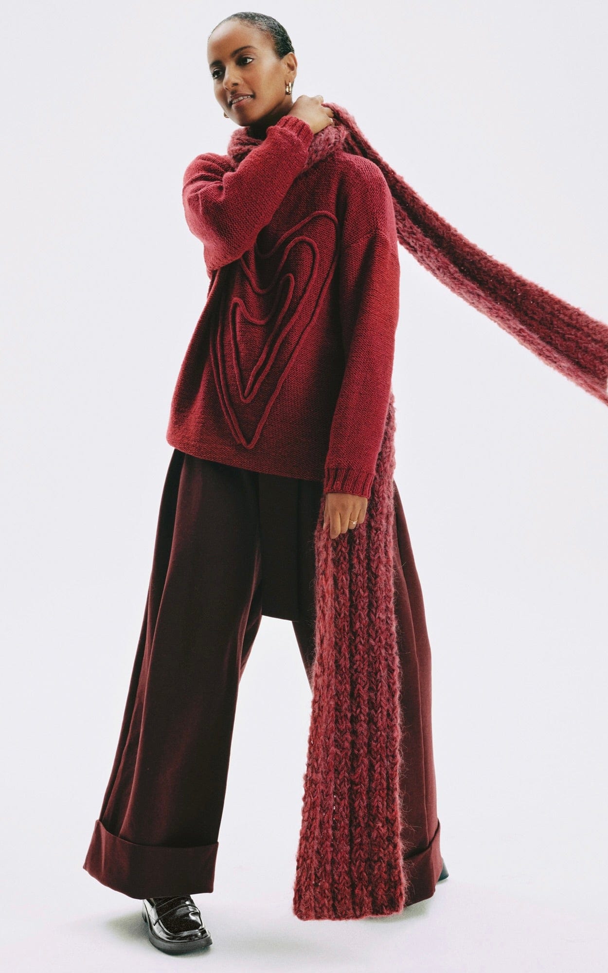 Pullover mit Herzverzierung - COOL MERINO - Strickset von LANA GROSSA jetzt online kaufen bei OONIQUE