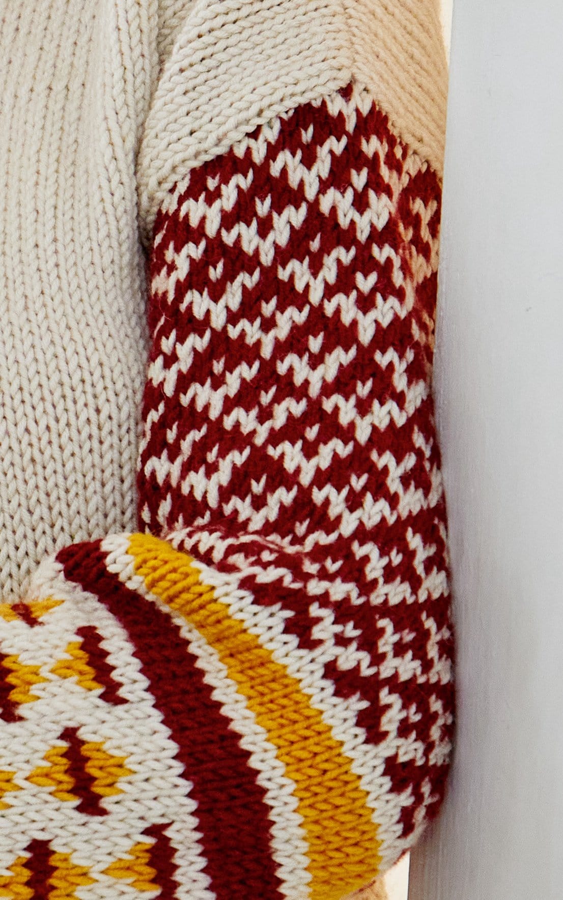 Pullover mit Jacquardärmeln - BINGO - Strickset von LANA GROSSA jetzt online kaufen bei OONIQUE